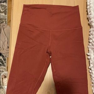 Salmon Lulu Lemon Align leggings